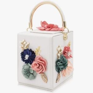 Milisente Floral Evening Clutch Bag